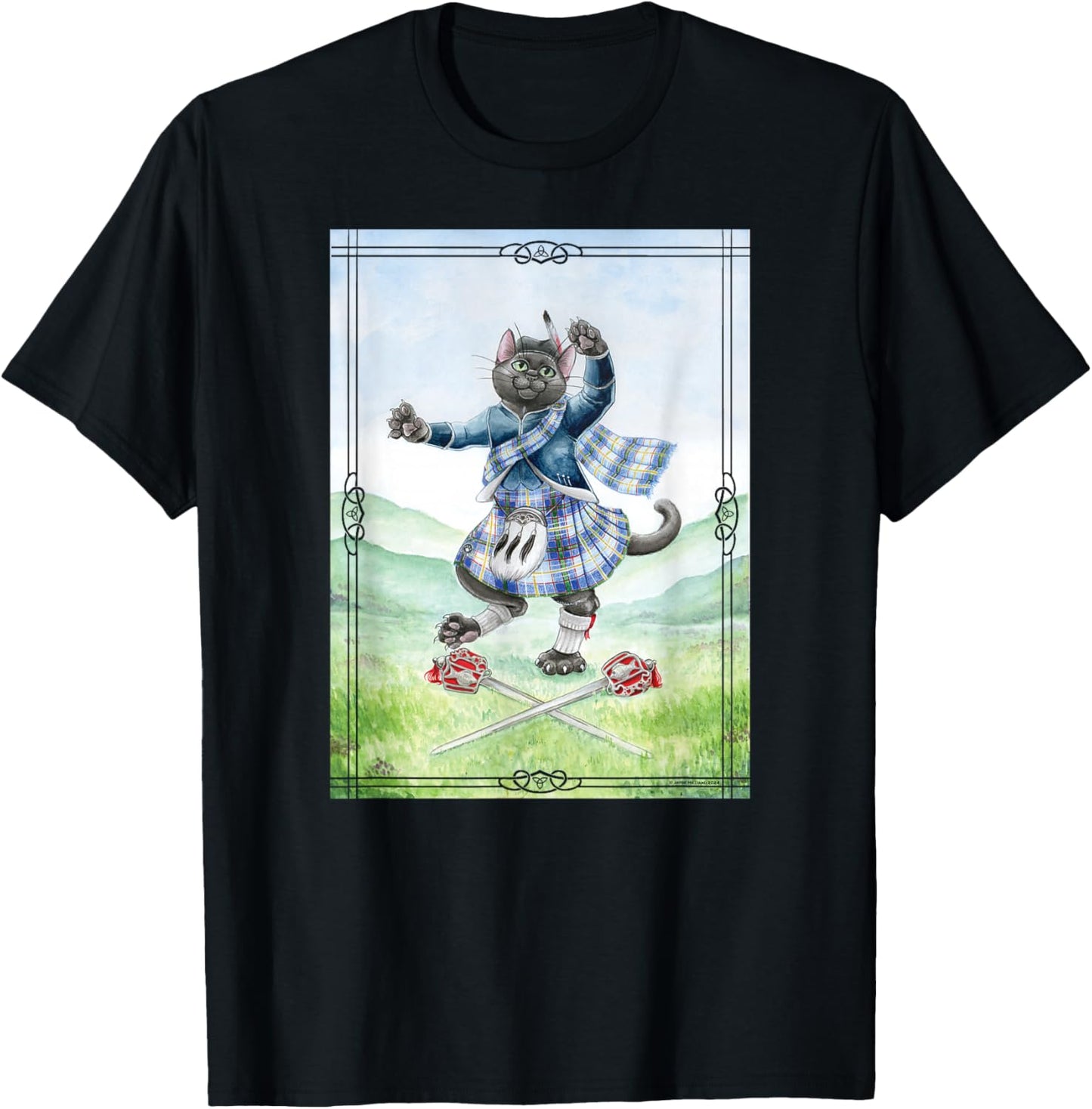 Veggie Dances the Ghillie Callum T-Shirt - T-Shirt | Black