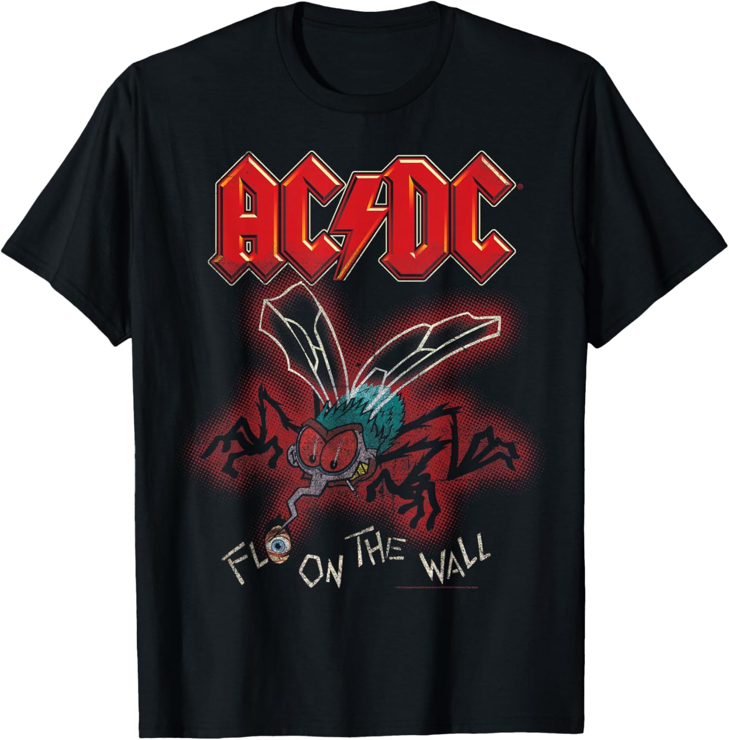 AC/DC - Fly On The Wall - Black, Small - Classic Fit - -Adults, -Kids - Short Sleeve T-Shirt - T-Shirt | Black