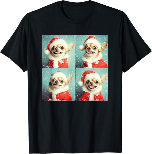 Funny Chihuahua Christmas T-Shirt - T-Shirt | Black