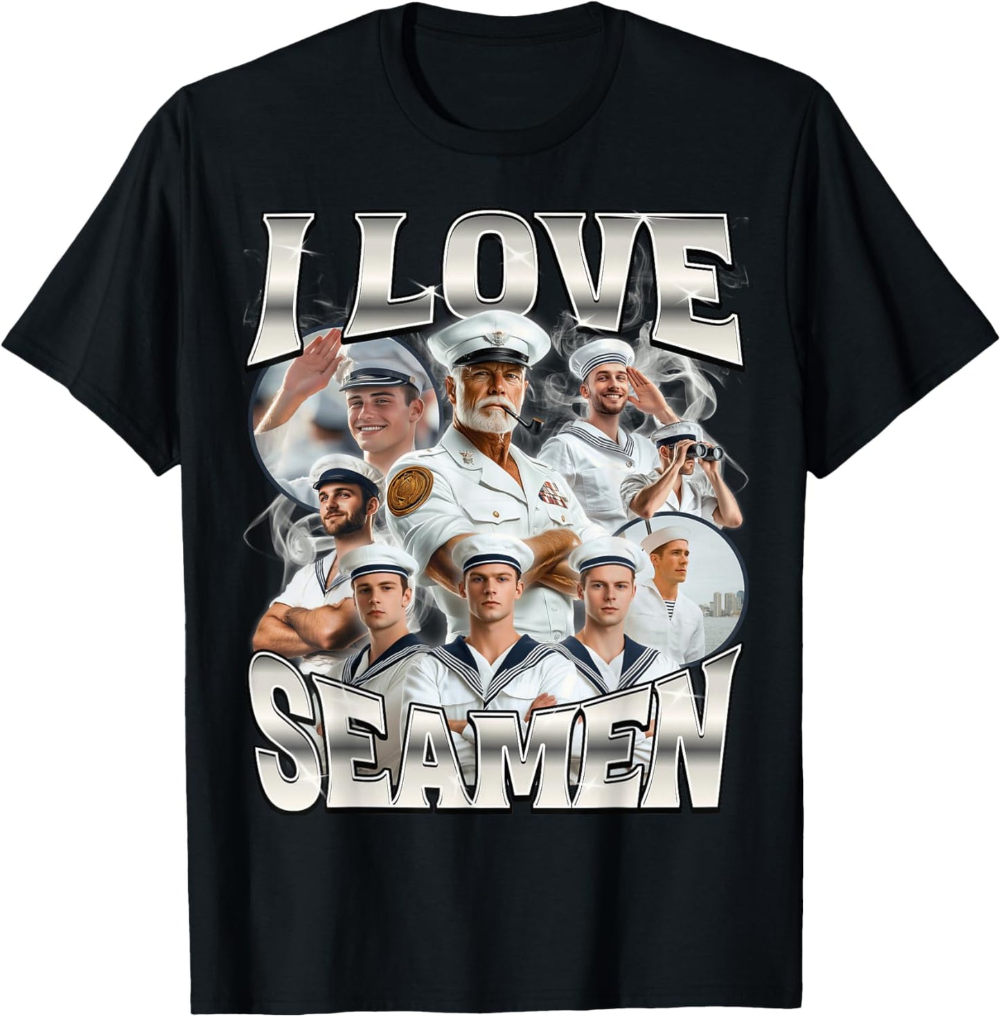 I Love Seamen T-Shirt - T-Shirt | Black