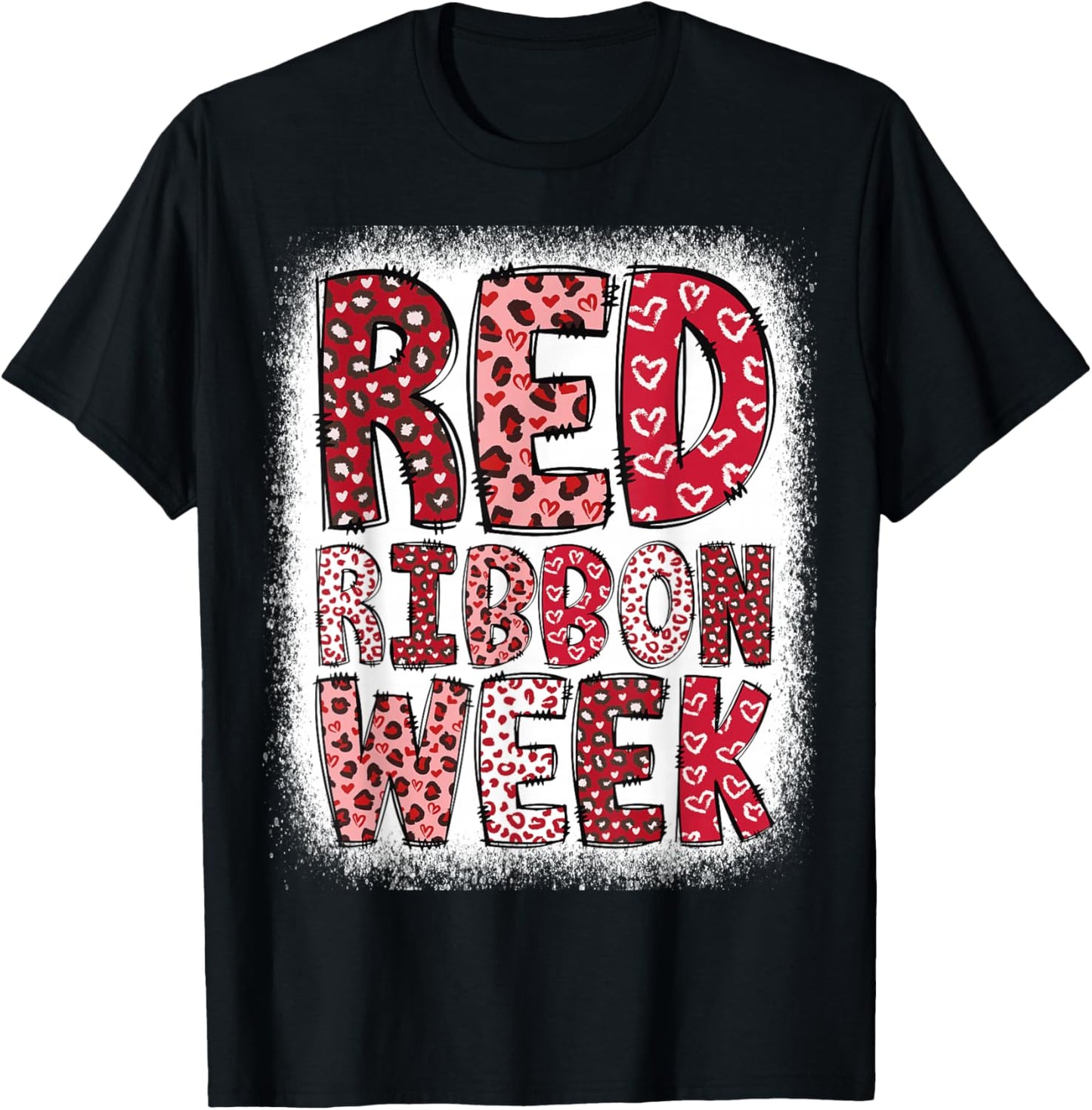 Red Ribbon Week 2025 T-Shirt - T-Shirt | Black