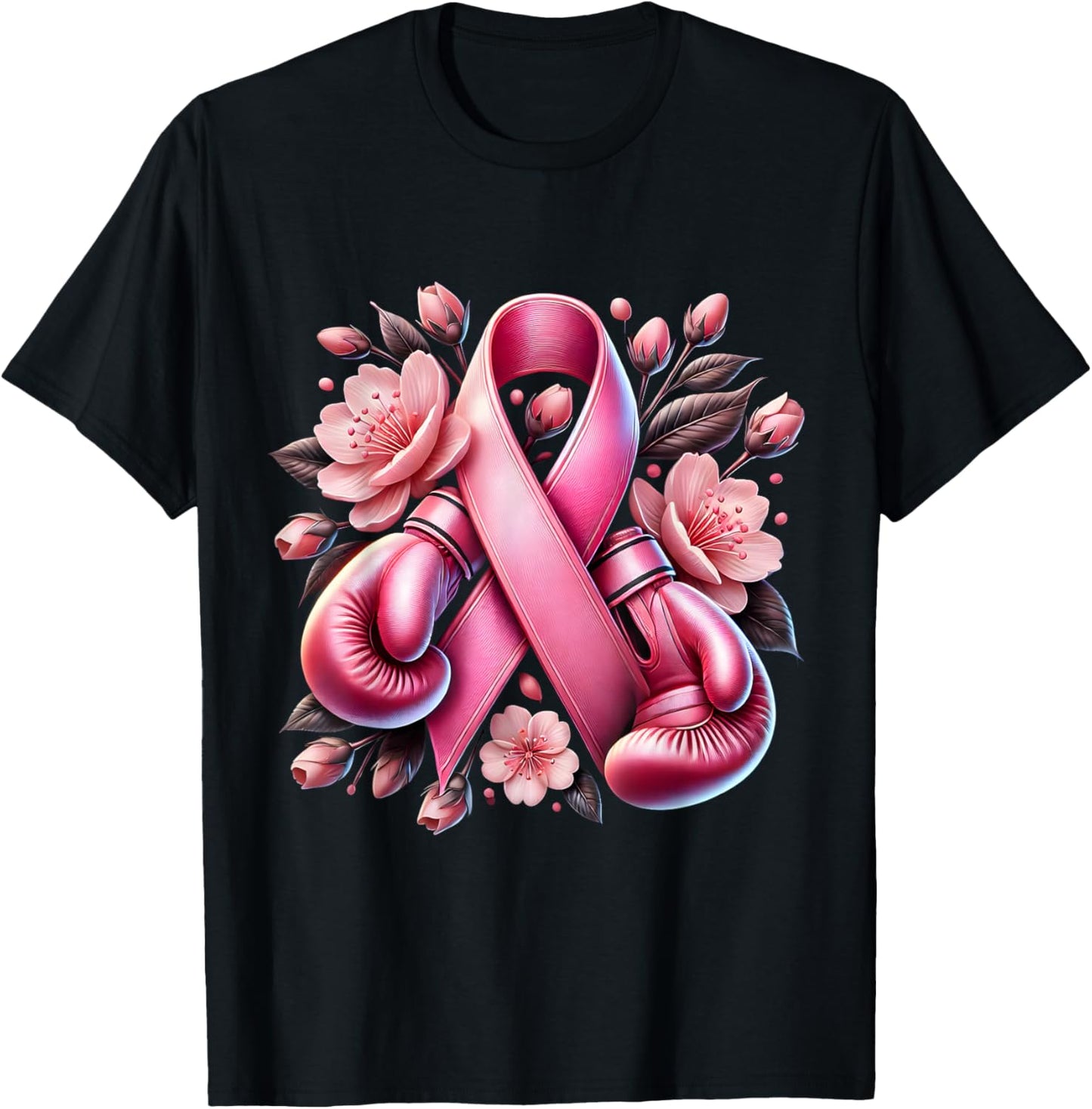 Breast Cancer Warrior Breast Cancer Awareness Support Squad T-Shirt - T-Shirt | Black