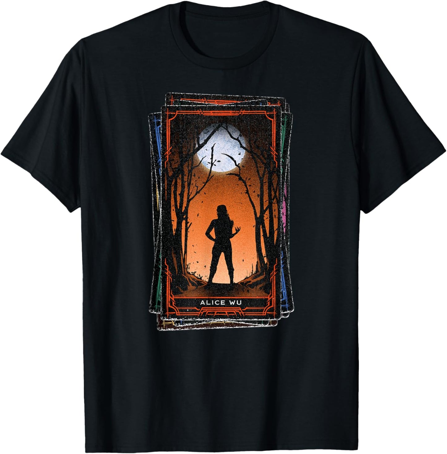 Marvel Agatha All Along Disney+ Alice Wu Tarot Card T-Shirt - T-Shirt | Black