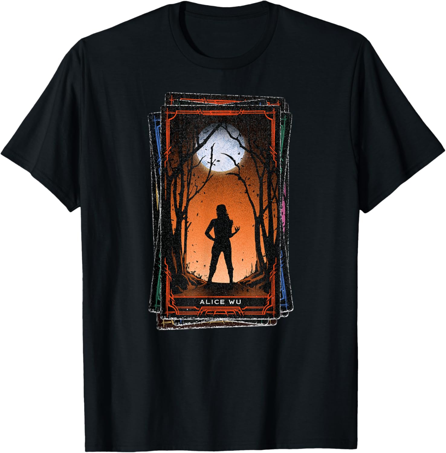 Marvel Agatha All Along Disney+ Alice Wu Tarot Card T-Shirt - T-Shirt | Black