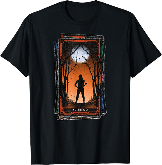 Marvel Agatha All Along Disney+ Alice Wu Tarot Card T-Shirt - T-Shirt | Black