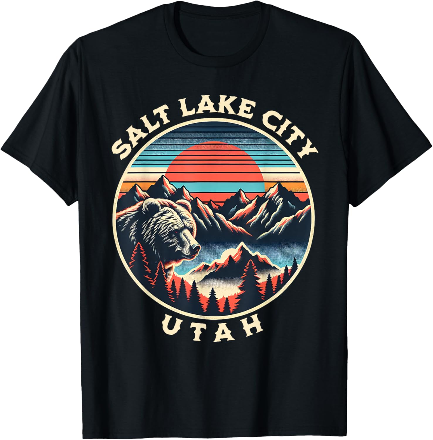 Salt Lake City T-Shirt - T-Shirt | Black
