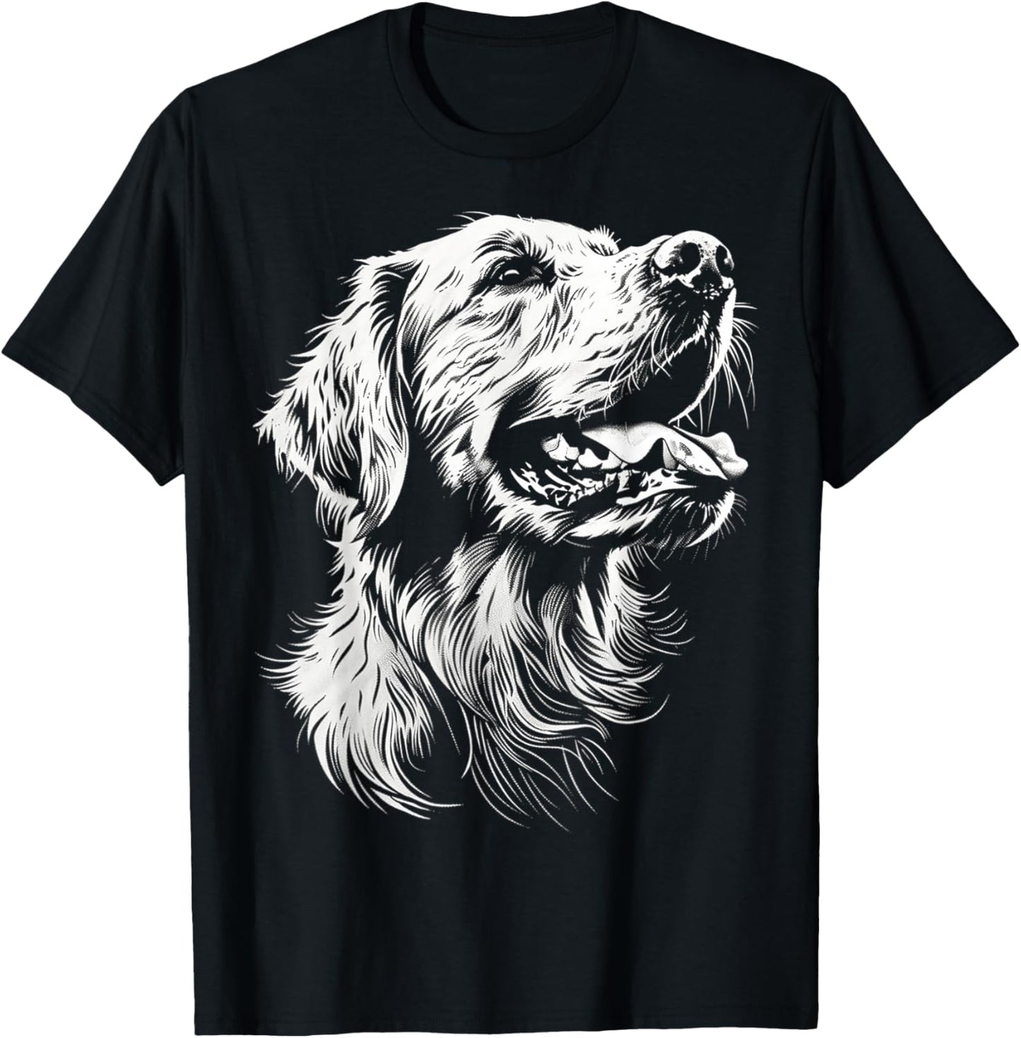 Golden Retriever Dog Graphic Pet Golden Retriever T-Shirt - T-Shirt | Black
