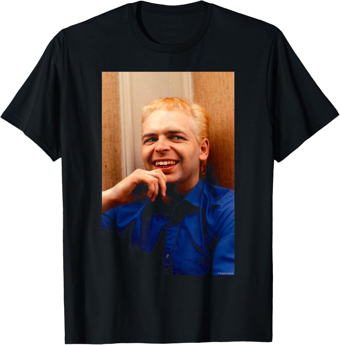 New Wave Artist Gary Numan By Virgina Turbett T-Shirt - T-Shirt | Black