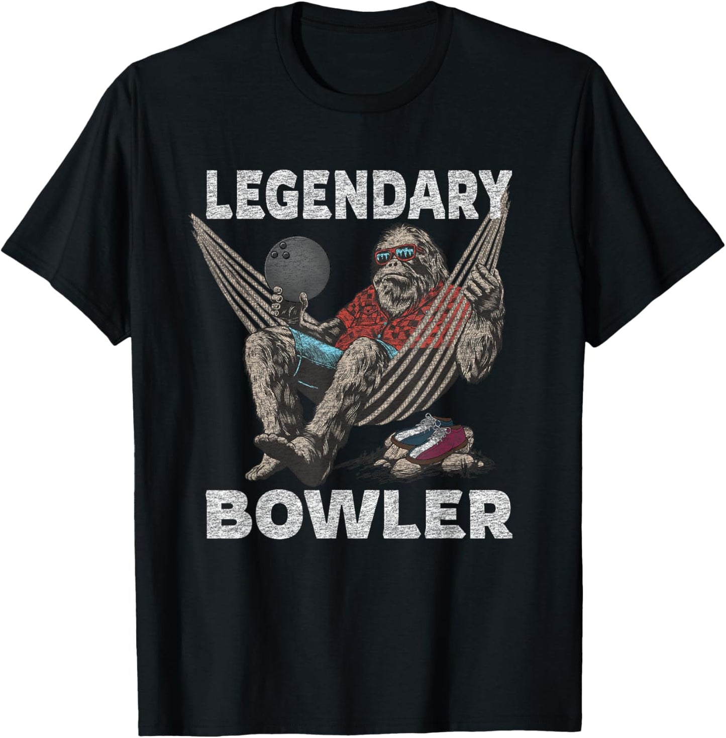 Funny Bowling Bowler Legendary Saying T-Shirt - T-Shirt | Black