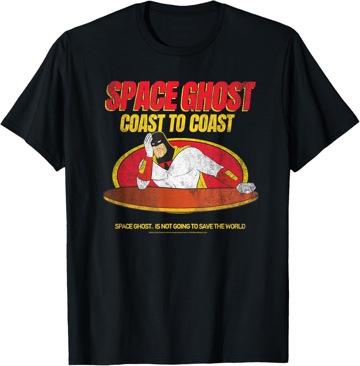 Space Ghost Coast to Coast Upset Hero T-Shirt - T-Shirt | Black