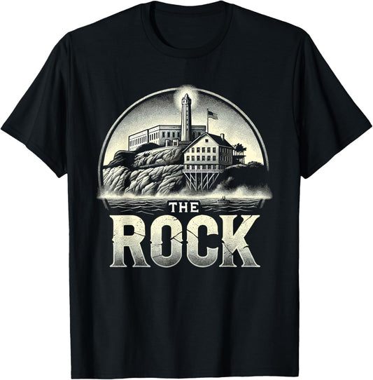 Alcatraz Island Prison History Famous Prison American T-Shirt - T-Shirt | Black