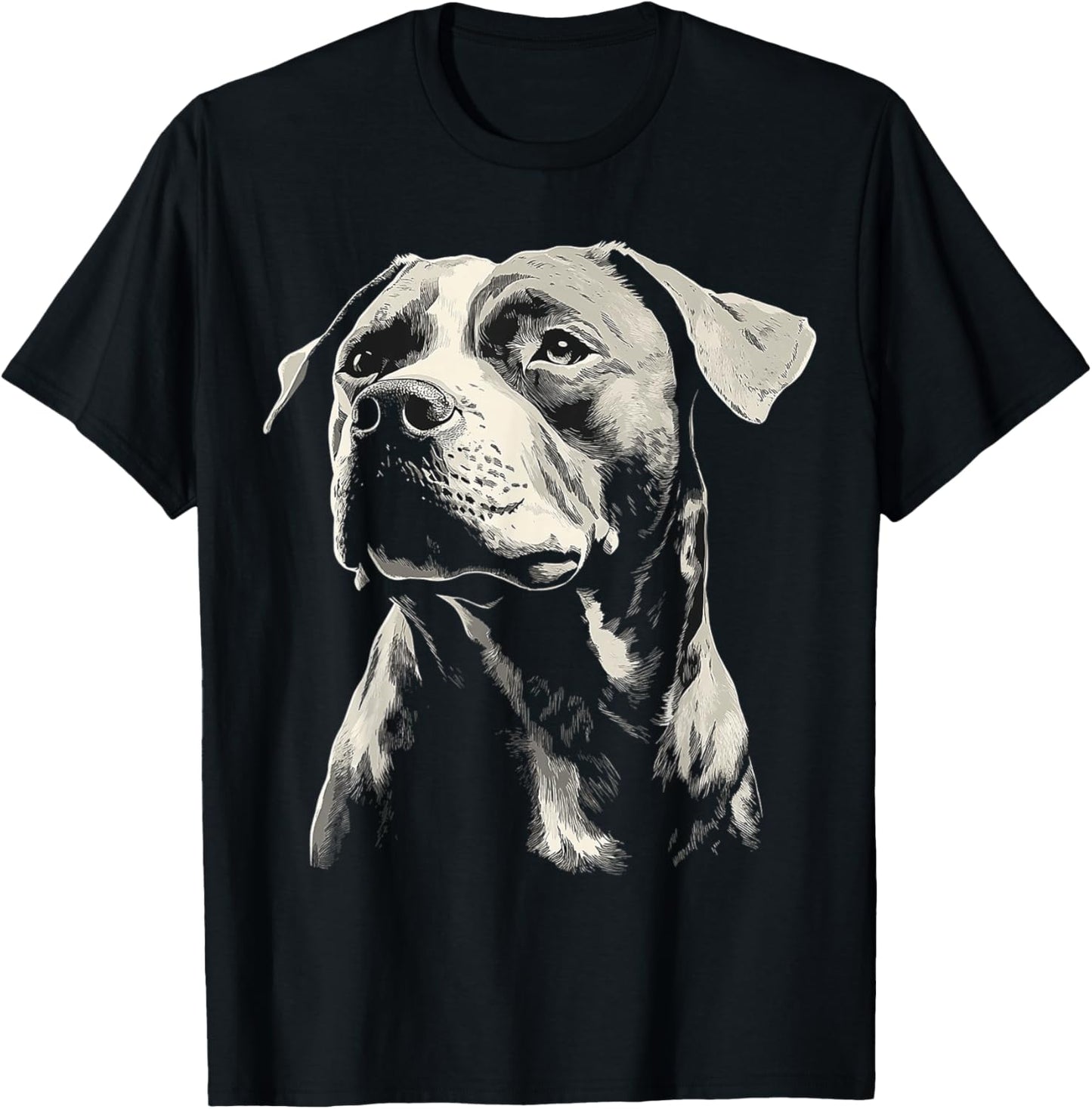 American Bully Dog Graphic Pet Art American Bully T-Shirt - T-Shirt | Black