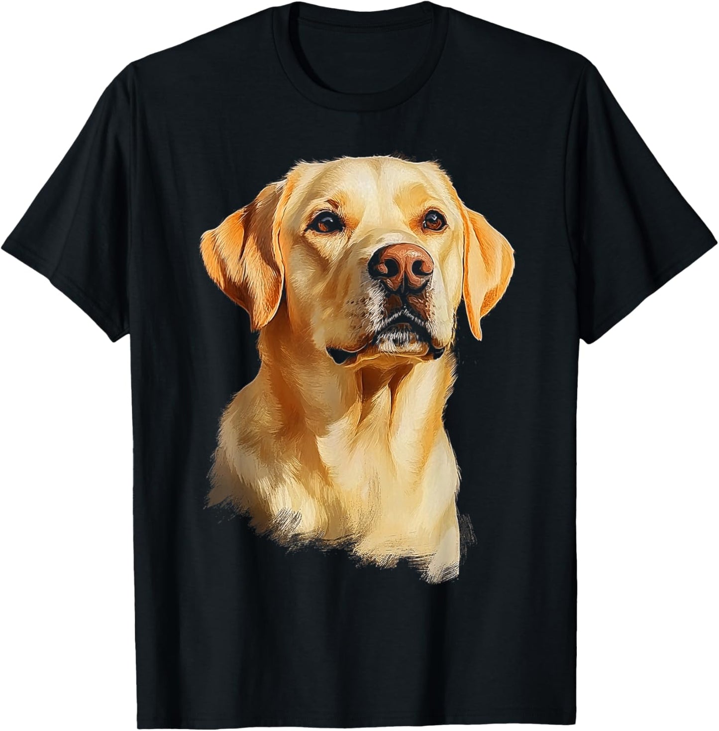 Labrador Retriever Dog Motif Pet Labrador Retriever T-Shirt - T-Shirt | Black