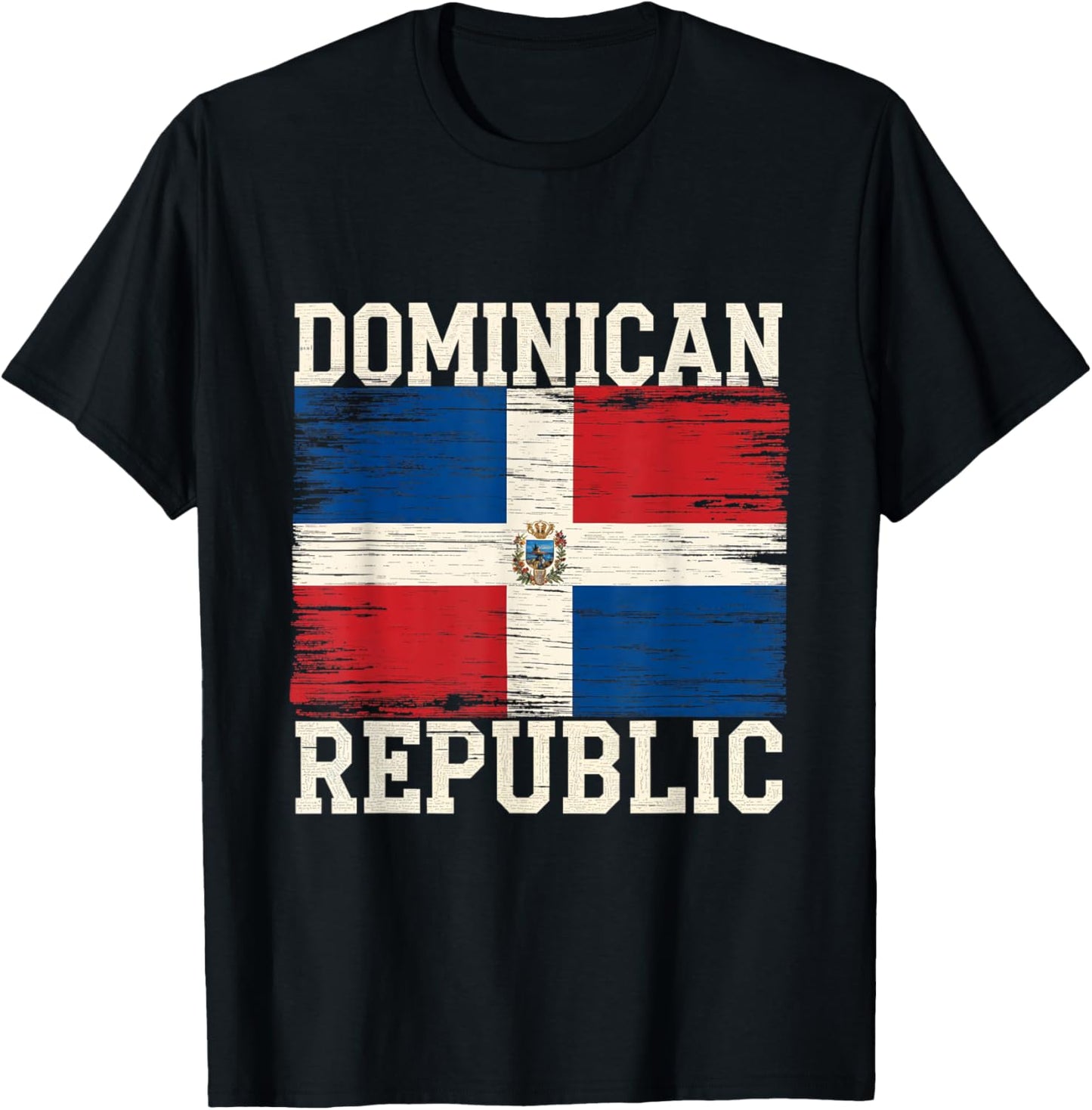Dominican Republic National Pride Roots Heritage Culture T-Shirt - T-Shirt | Black