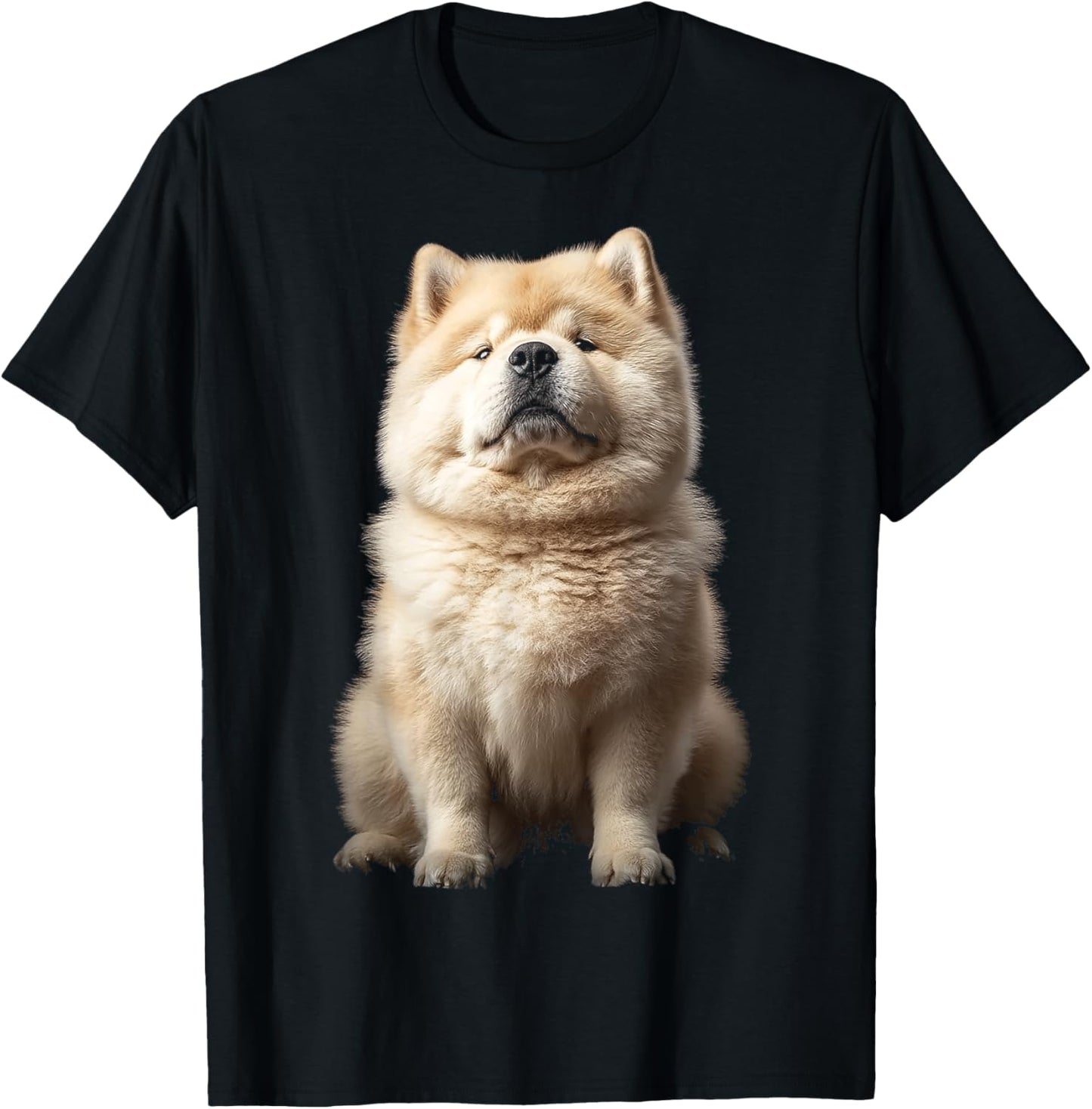 Chow Chow Dog Motif Pet Art Blue Eyes Chow Chow Women Kids T-Shirt - T-Shirt | Black