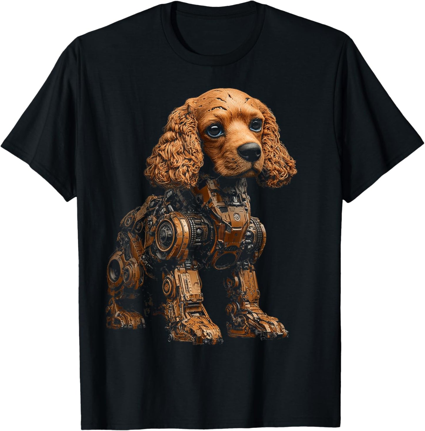 Cocker Spaniel Dog Pet Artwork Blue Eyes Cocker Spaniel Women Kids T-Shirt - T-Shirt | Black