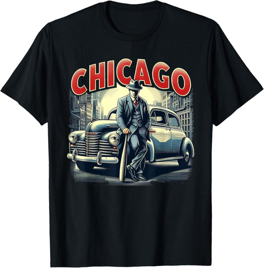 Vintage Chicago T-Shirt - T-Shirt | Black