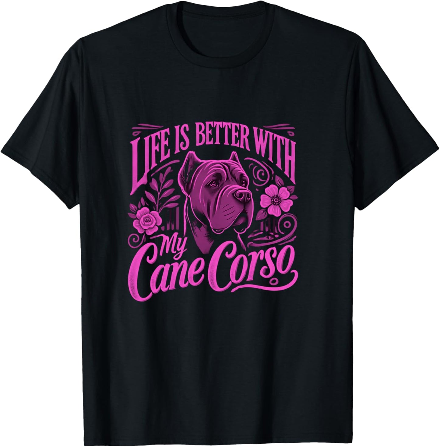 Cane Corso Shirt Cane Corso Lover Cane Corsos T-Shirt - T-Shirt | Black