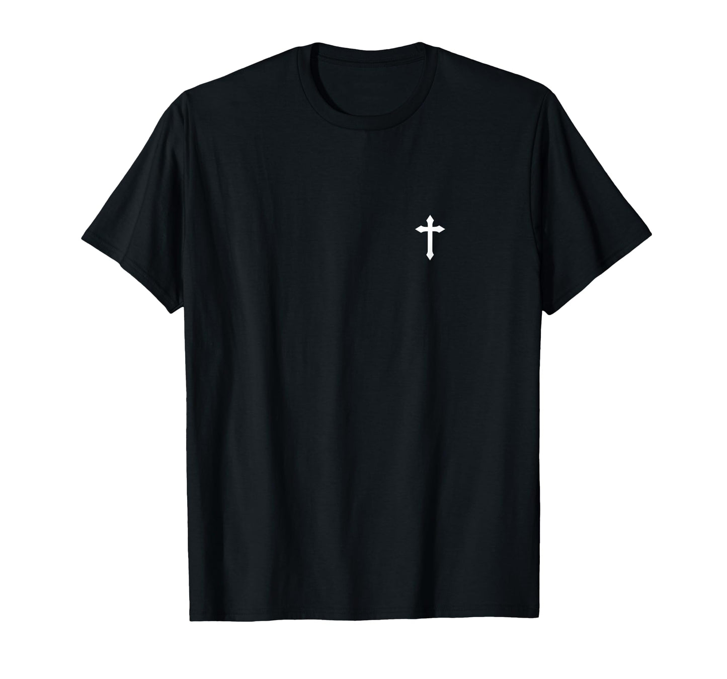 Christian Christ Cross Left Chest T-Shirt