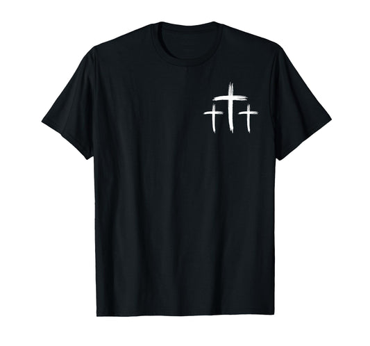 Faith Over Fear Christian Cross ( 2 sided) T-Shirt