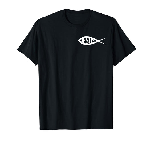 Ichthys Baptism Sign The Jesus Fish Tee Christian Babtized T-Shirt