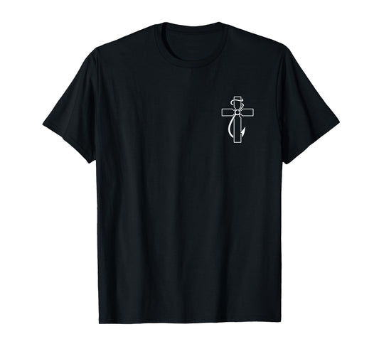 Jesus Made Me A Fisherman Fishing Christian (2 Sided) T-Shirt