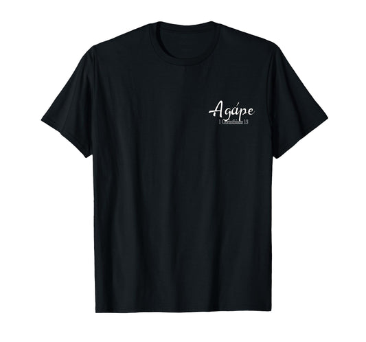 Agape Greek Word for Love Christian Verse 1 Corinthians T-Shirt