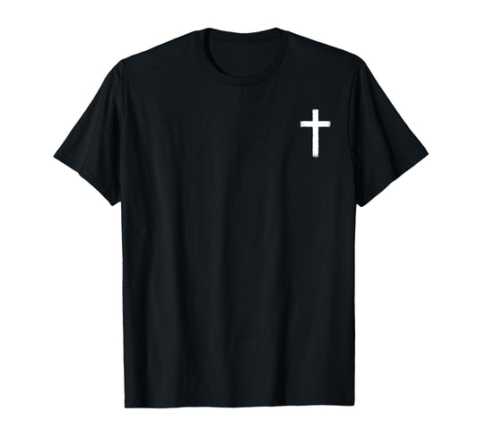 John 3:16 Jesus Christian Cross God Faith Bible Pray 2side T-Shirt