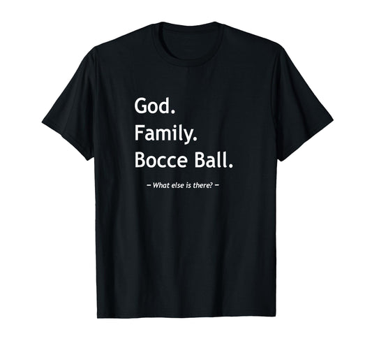 Christian Faith Jesus Christianity God Family Bocce Ball T-Shirt