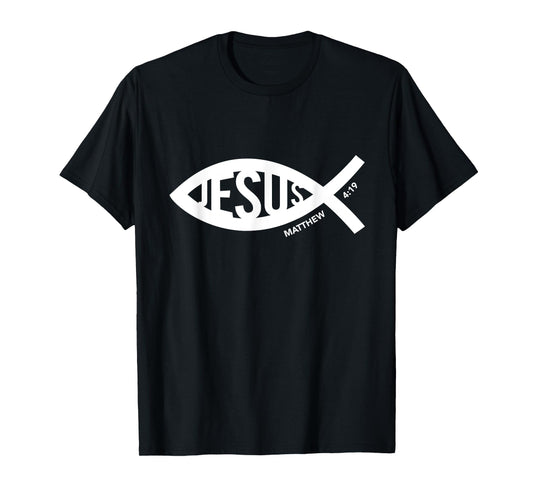 Jesus Fish Symbol Christian T-Shirt T-Shirt