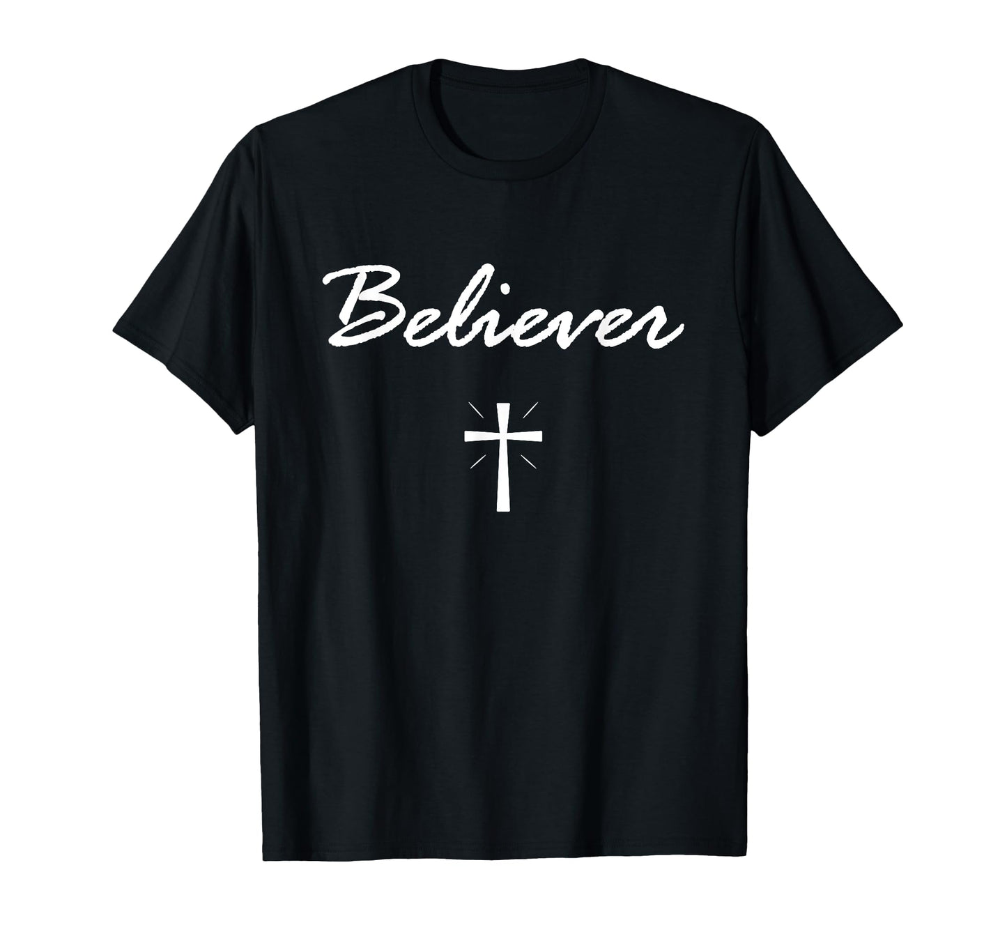 Believer Cross Bible Verse Christian Christ Lover Gift T-Shirt