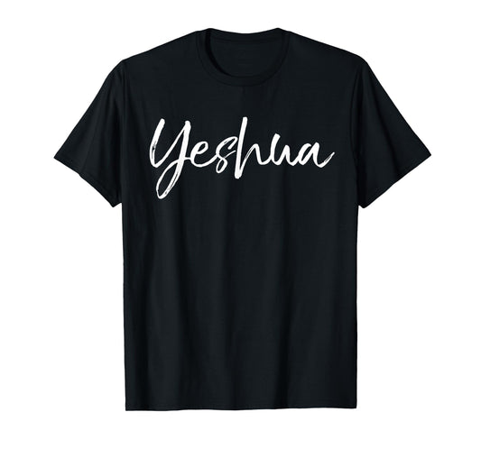 P37 Design Studio Jesus Shirts Hebrew Name of Jesus & Joshua Christian Worship Gift Yeshua T-Shirt