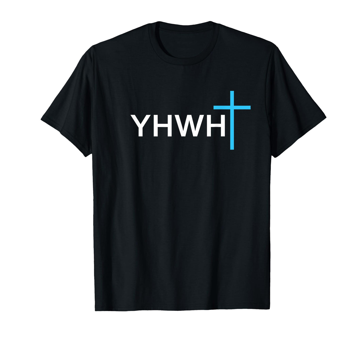 Simple Cross YHWH Yahweh Christian Jesus Name T-Shirt
