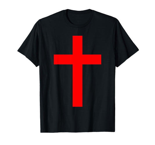 Christian God Jesus Cross Red T-Shirt