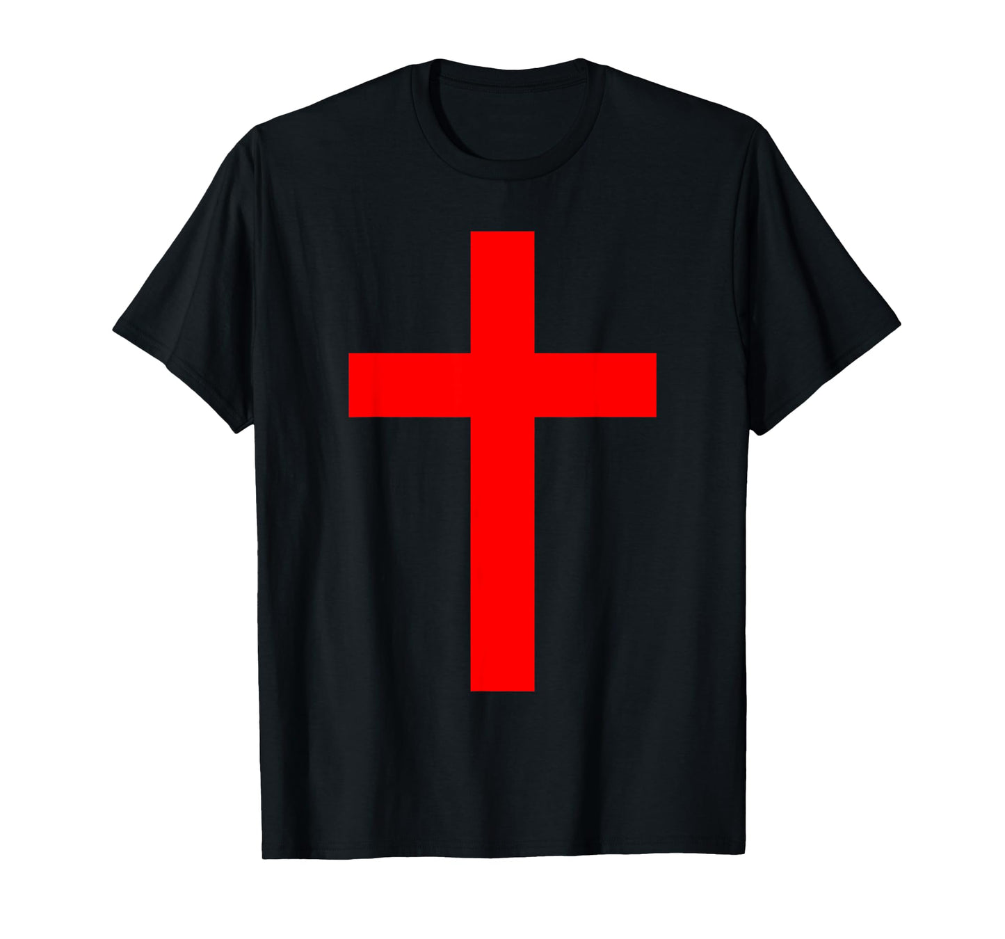 Red Christian Jesus Cross T-Shirt