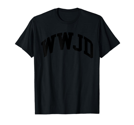 WWJD What Would Jesus Do Christian Bible Faith Minimalist T-Shirt
