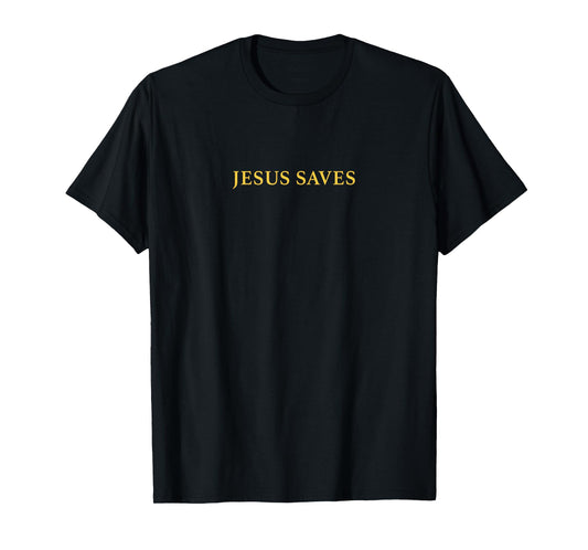 Jesus Saves Shirt · Minimalist Christian T-Shirt