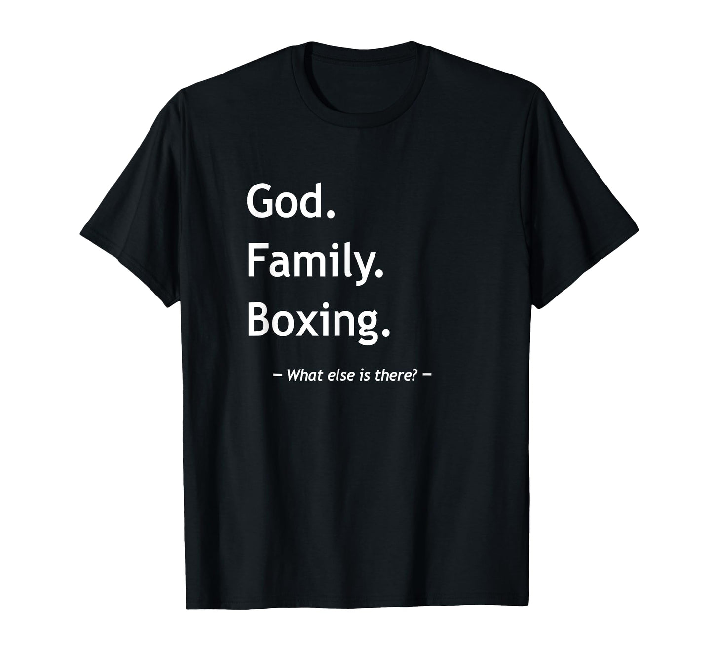 Christian Faith Jesus Christianity God Family Boxing T-Shirt