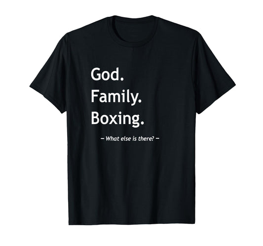 Christian Faith Jesus Christianity God Family Boxing T-Shirt