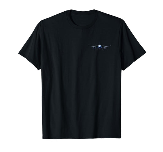 Commercial Pilot Flying Airplane Mode On (2-Sided) T-Shirt