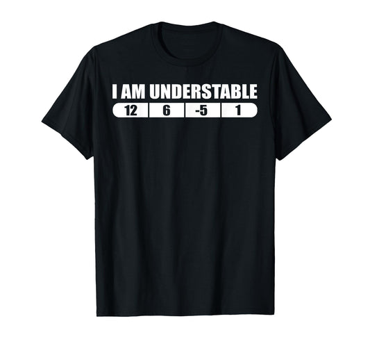 Funny Disc Golf Quote Design, I Am Understable Frisbee T-Shirt