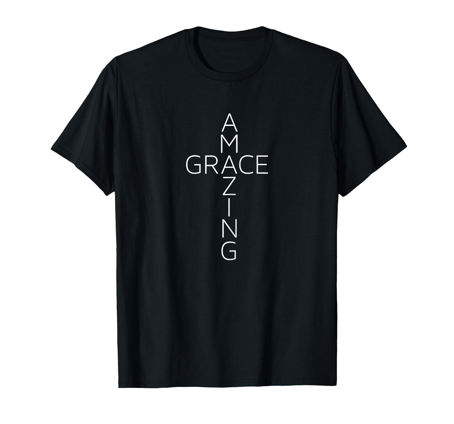 Amazing Grace Cross T-shirt Gods Grace & Mercy T Shirt T-Shirt