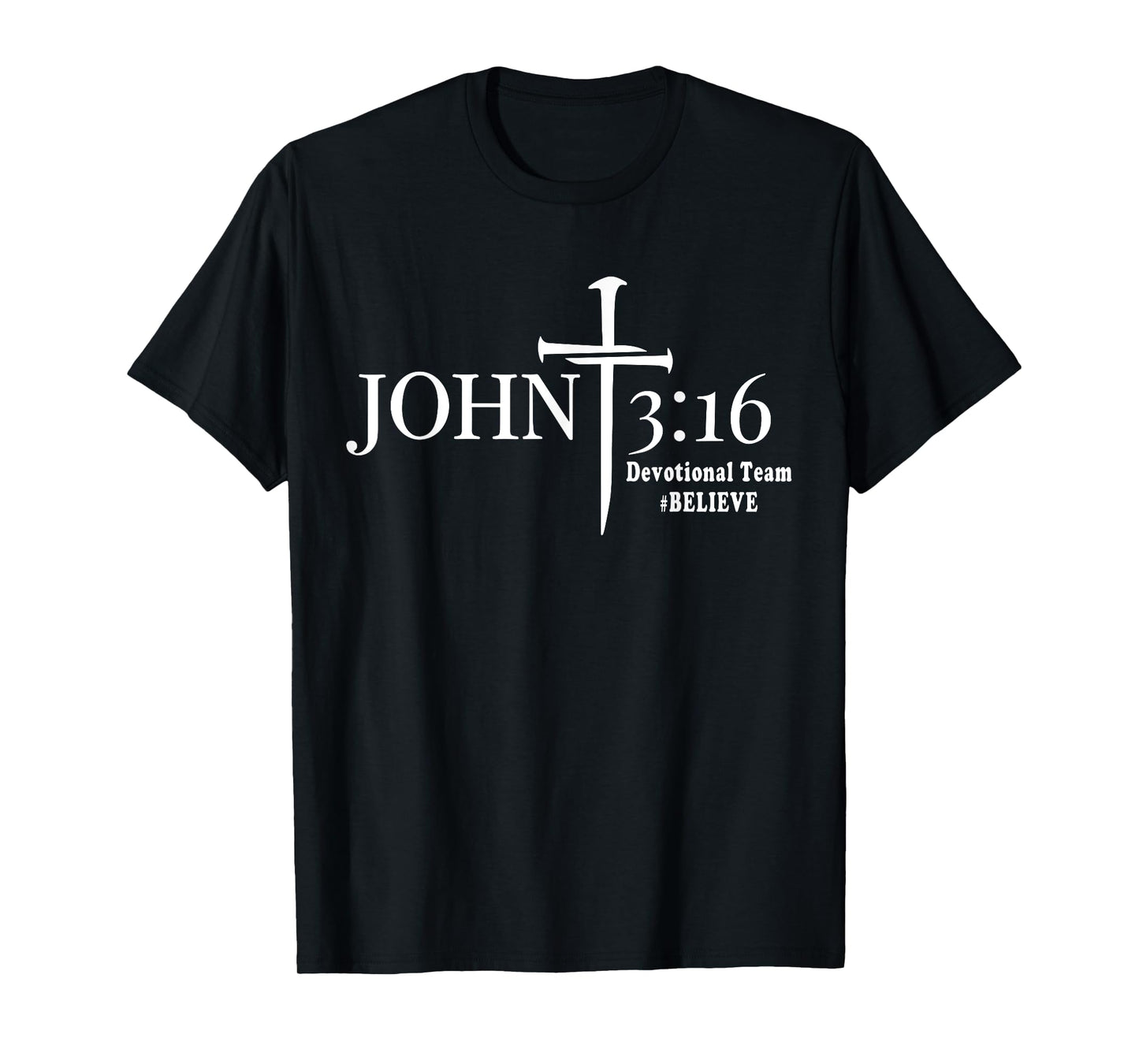 John 3 16 Devotional Team God Christian T-Shirt