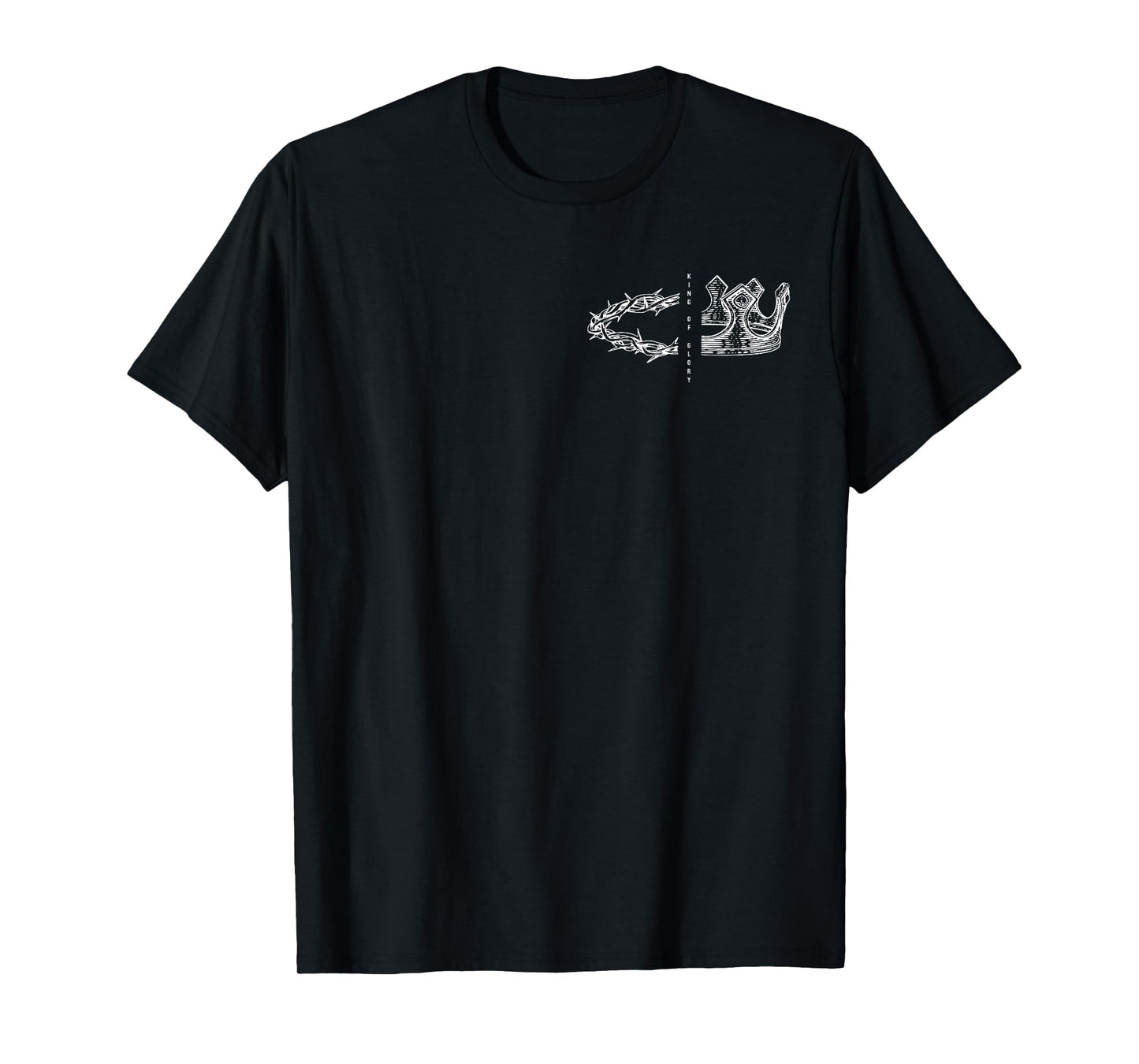 He Is The King of Glory - Front and Back, Men Bible Verse T-Shirt