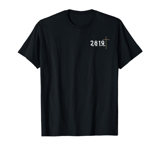 2819 Until All Have Heard | Minimalist Christian Cross UAHH T-Shirt
