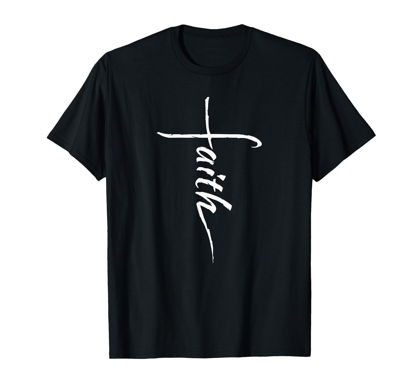 faith Cross Inspirational Christian Religious Bible T-Shirt