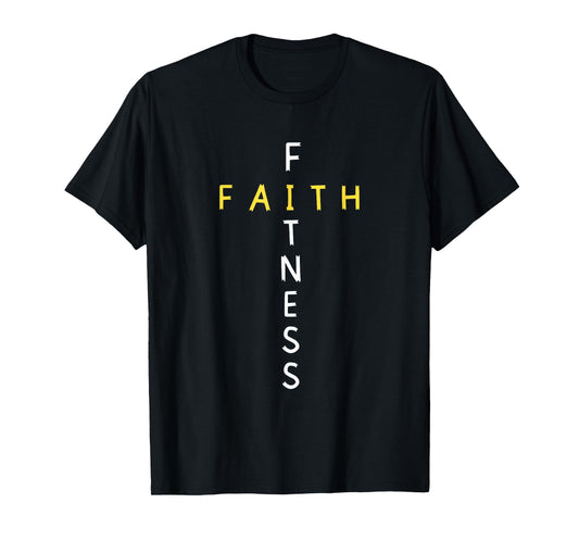 Jesus Workout Gift Faith And Fitness T-Shirt