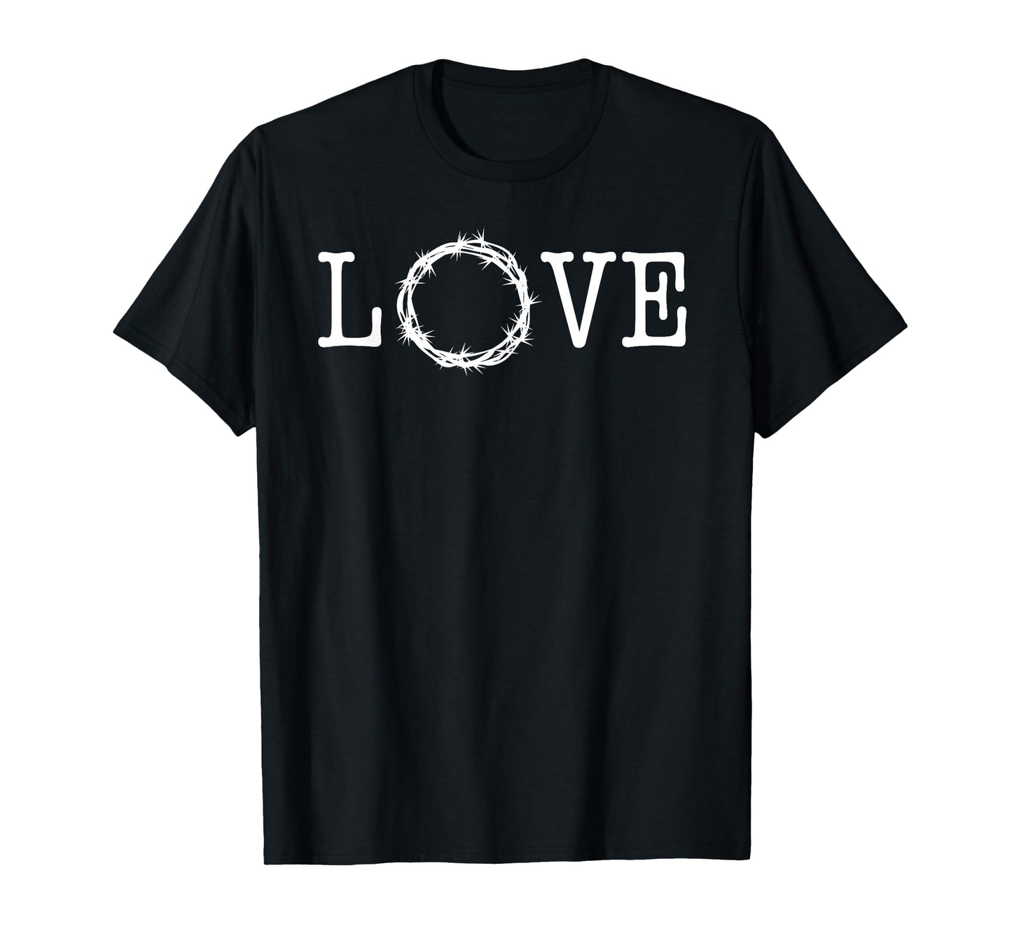 Love with Crown of Thorns as O Jesus Paid it All T-Shirt