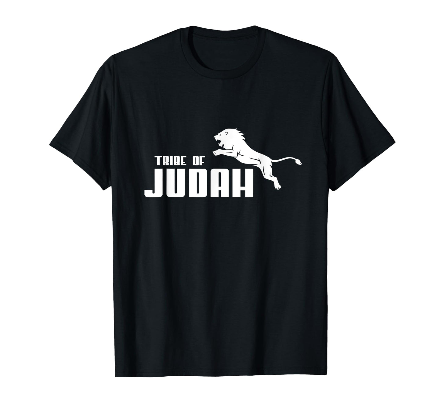Tribe of Judah Lion Jumping Lion Of Zion Hebrew Israelite T-Shirt