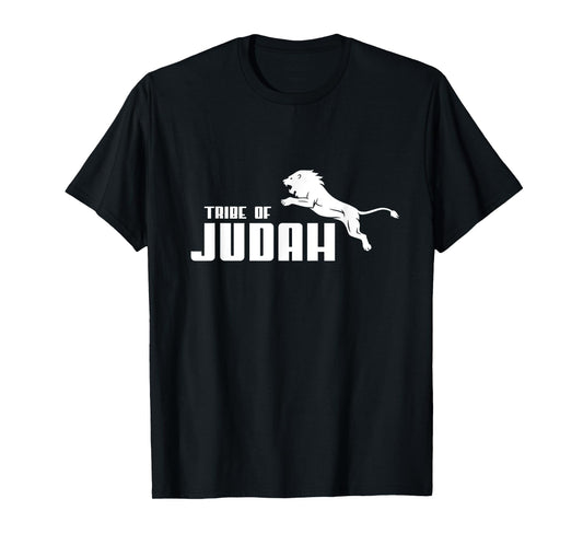 Tribe of Judah Lion Jumping Lion Of Zion Hebrew Israelite T-Shirt